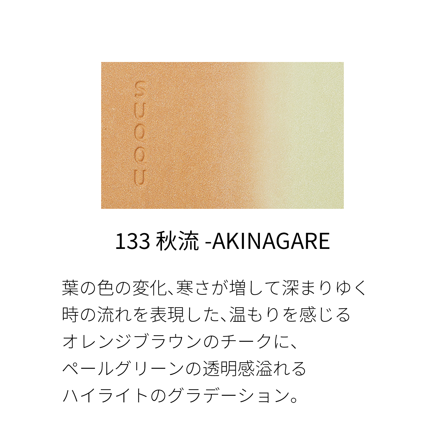 ピュア カラー ブラッシュ（2022 秋冬 カラーコレクション）　133 秋流 -AKINAGARE